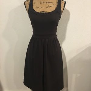 Cynthia Rowley Brown Dress- Pockets and Zip Back